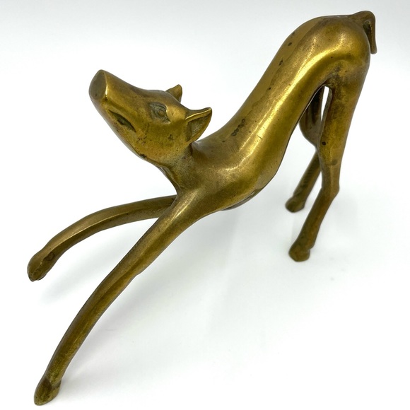 Brass Sculpture Figurine Home Decor 8” - Picture 5 of 11